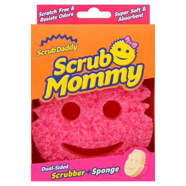 Scrub Daddy Scrub Mommy Dual-Sided Scrubber & Sponge 1s