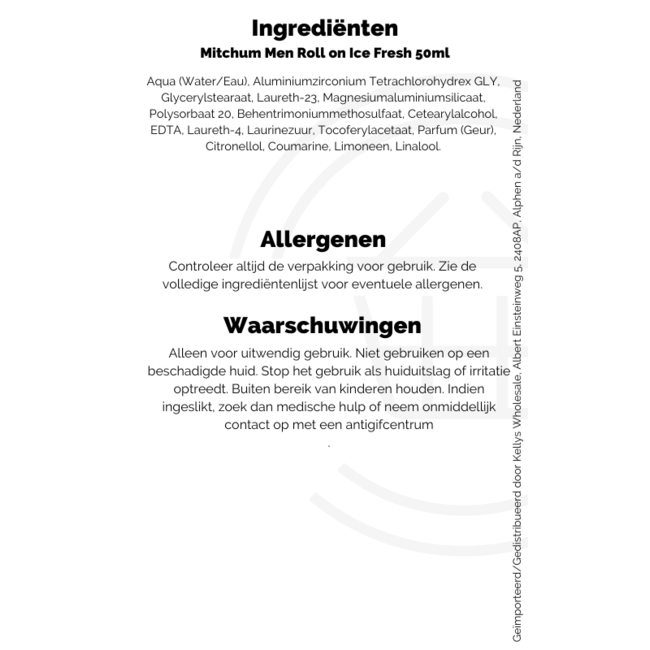 Mitchum Men Roll on Ice Fresh 50ml