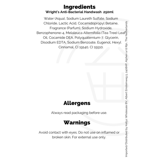 Wright's Anti-Bacterial Handwash 250ml – Handseife