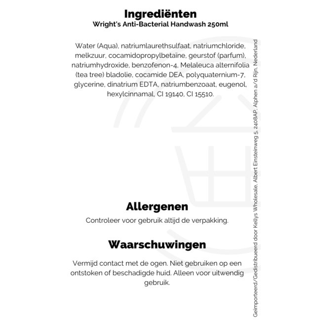 Wright's Anti-Bacterial Handwash  250ml
