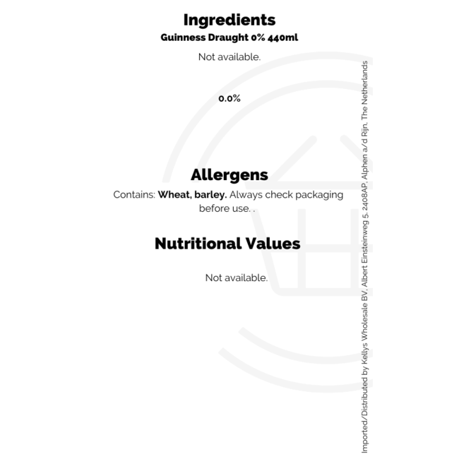 Guinness Draught 0% 440ml