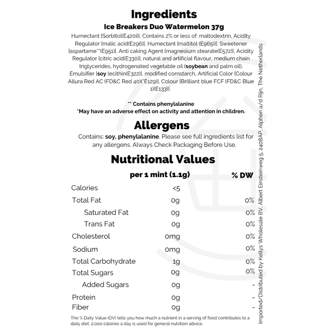 Icebreakers Duo Watermelon 37g