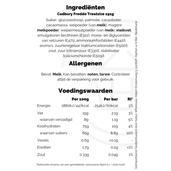 Cadbury Freddo Treatsize 191g
