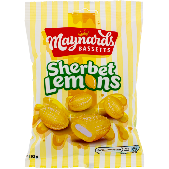 Maynard Bassetts Sherbet Lemons 192g