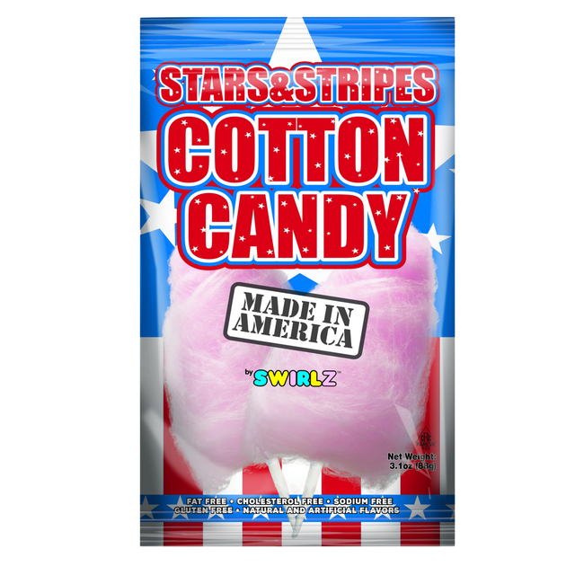 Stars & Stripes Cotton Candy 88g