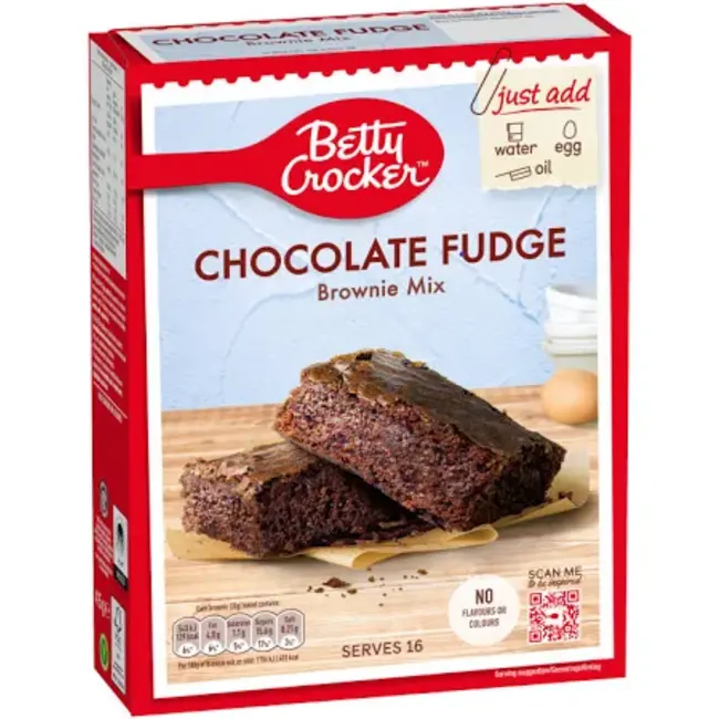 Betty Crocker Chocolate Fudge Brownie Mix 415g