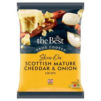Morrisons Morrisons The Best Mature Cheddar & Onion Crisps 125g