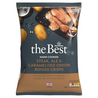 Morrisons Morrisons The Best Beef Ale & Roasted Onion Crisps 125g