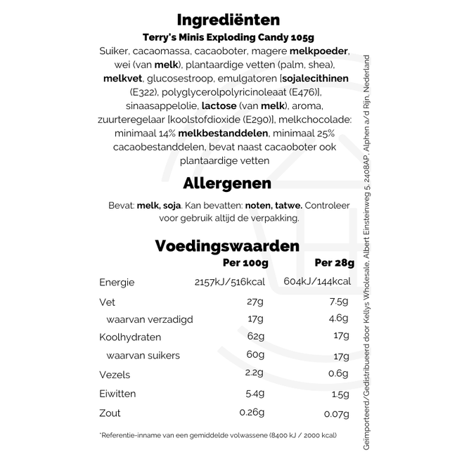 Terry's Minis Exploding Candy 105g