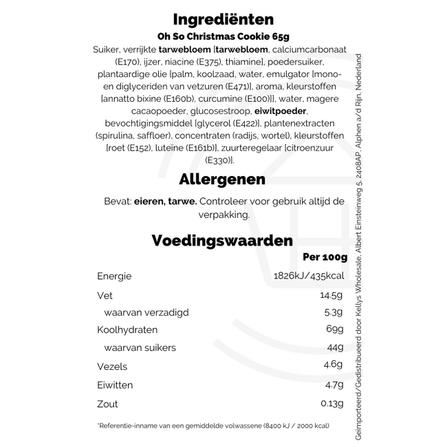 Oh So Christmas Cookie 65g