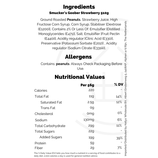Smucker's Goober Strawberry 510g