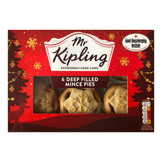 Mr Kipling Mr Kipling Mince Pies 6pk THT:29.11.2025