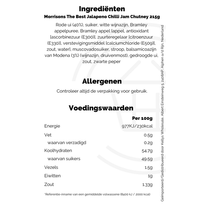 Morrisons The Best Caramelised Balsamic & Onion Chutney 205g