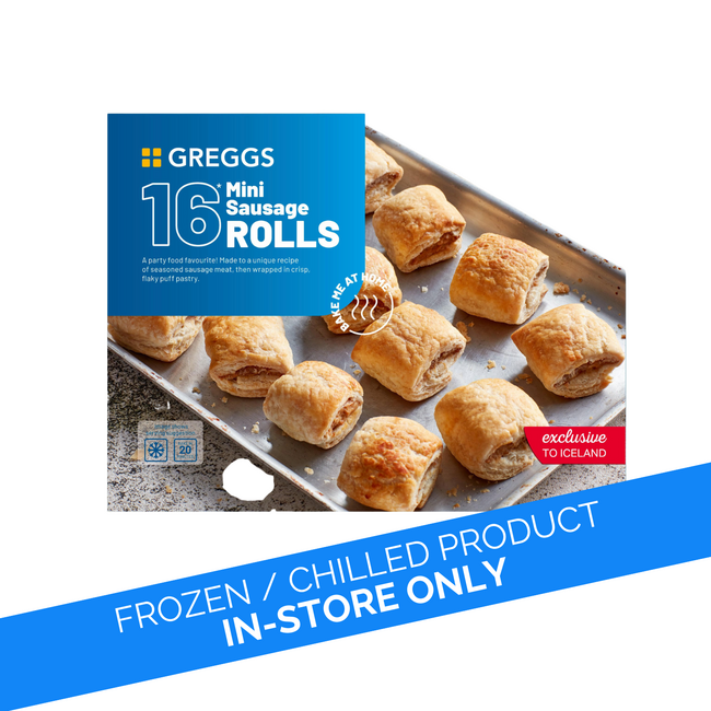 Greggs 16 Mini Sausage Rolls 433g