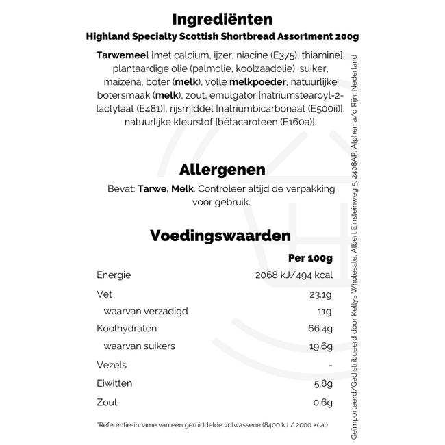 Highland Specialty Stag Shortbread Assortment 200g