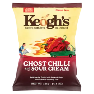 Keogh's Keogh's Ghost Chilli & Sour Cream 125g THT: 15-10-2026