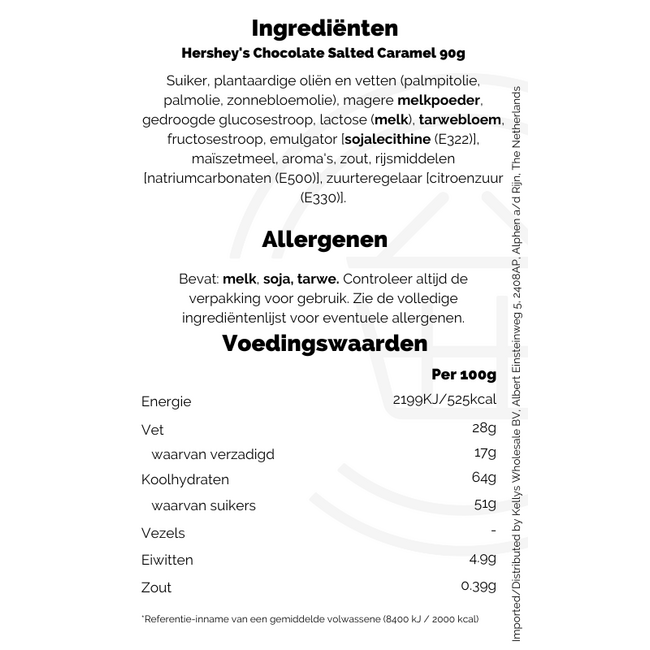 Hershey's Chocolate Salted Caramel 90g