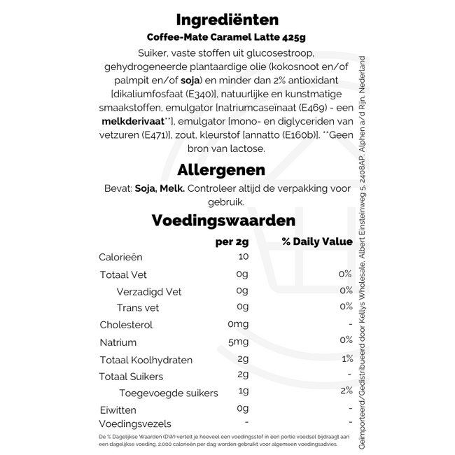 Coffee-Mate Caramel Latte 425g – Kaffeeweißer