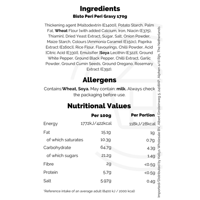 Bisto Peri Peri Gravy 170g