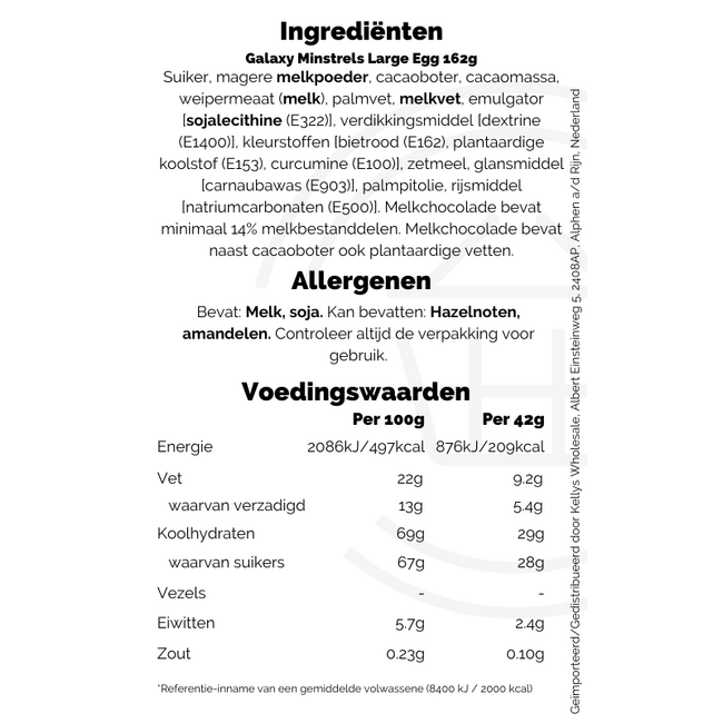 Galaxy Minstrels Large Egg 162g