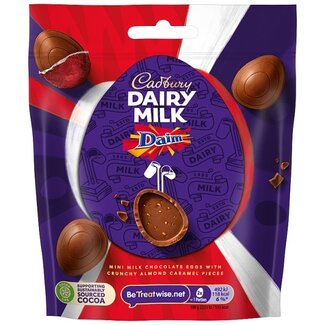 Cadbury Cadbury Dairy Milk Daim Mini Filled Eggs Bag Clitrip 77G