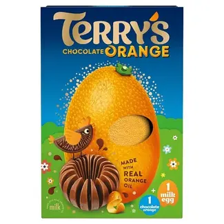 Terry's Terrys Chocolate Orange Easter Egg With Orange Ball 295G