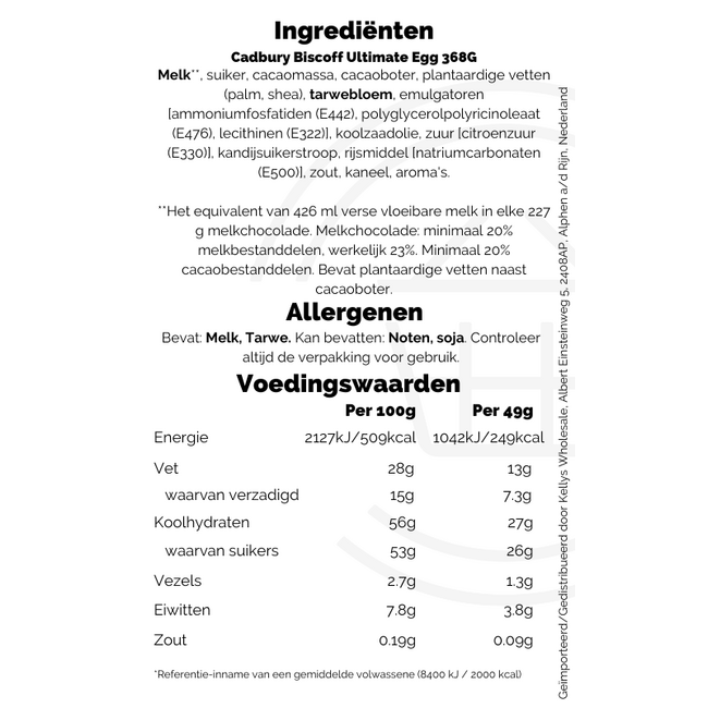 Cadbury Biscoff Ultimate Egg 368G