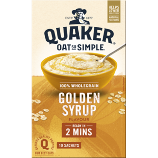 Quaker Quaker Oat So Simple Golden Syrup 10s