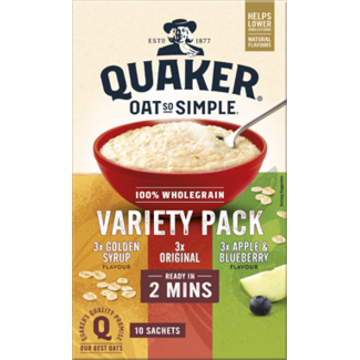 Quaker Quaker Oats Oat So Simple Variety 9s
