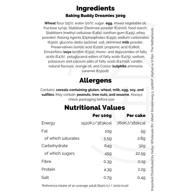 Baking Buddy Dreamies 300g