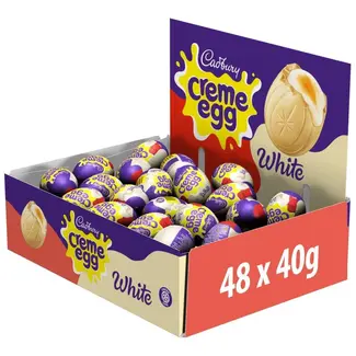 Cadbury Cadbury White Creme Egg 48x40g