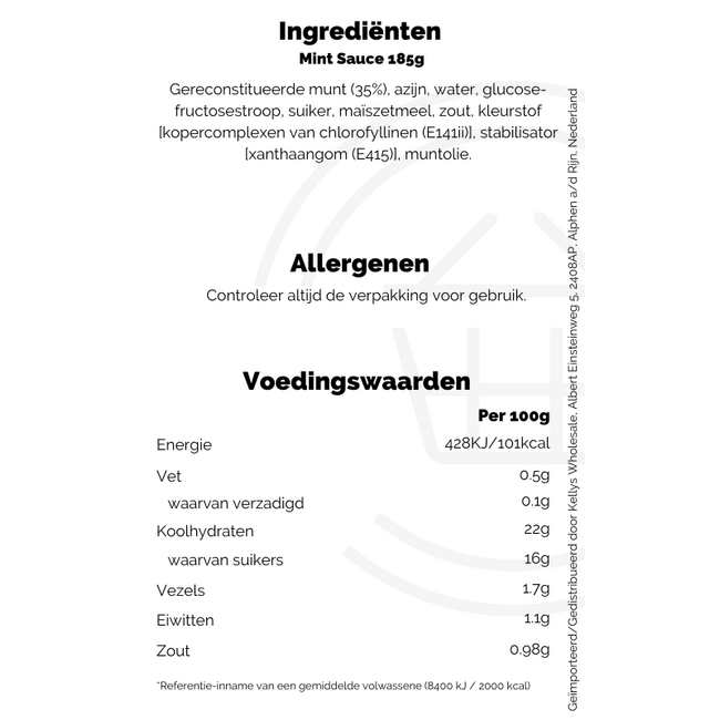 Mint Sauce 185g