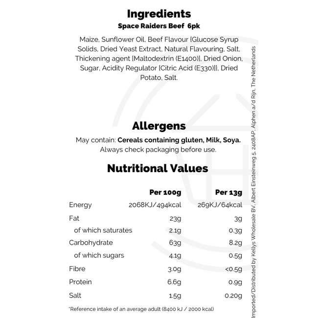 Space Raiders Beef  6pk