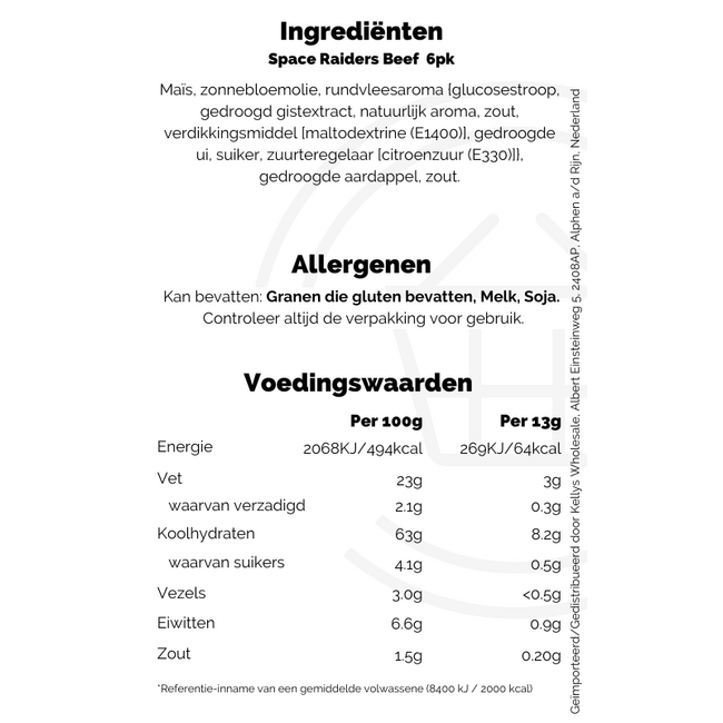 Space Raiders Beef  6pk