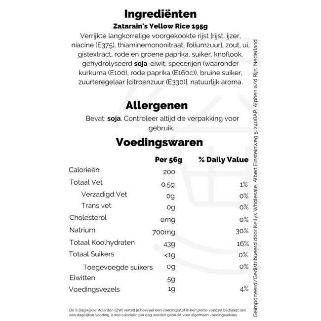 Zatarain's Yellow Rice 195g