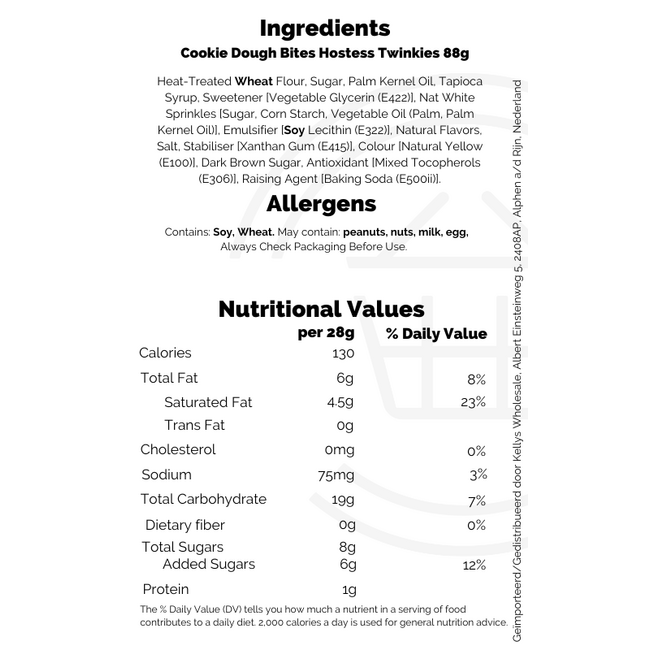 Cookie Dough Bites Hostess Twinkies 88g