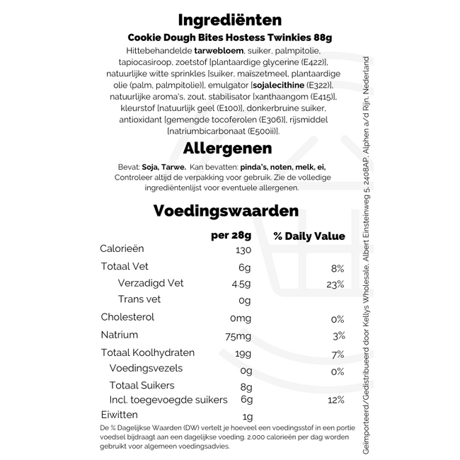 Cookie Dough Bites Hostess Twinkies 88g
