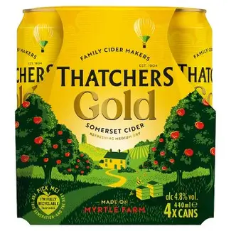 Thatchers Thatchers Gold Medium Dry Cider 4PK