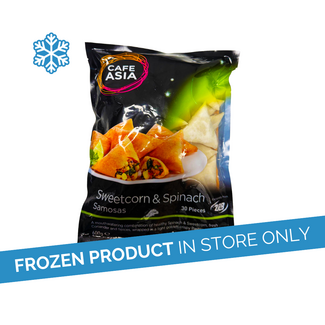 Cafe Asia Cafe Asia Sweetcorn & Spinach Samosa 600g (30pcs)
