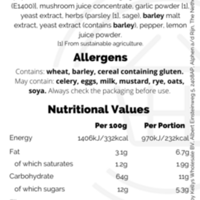 Casserole Mix Chicken Chasseur 43g – Gewürze & Kräuter
