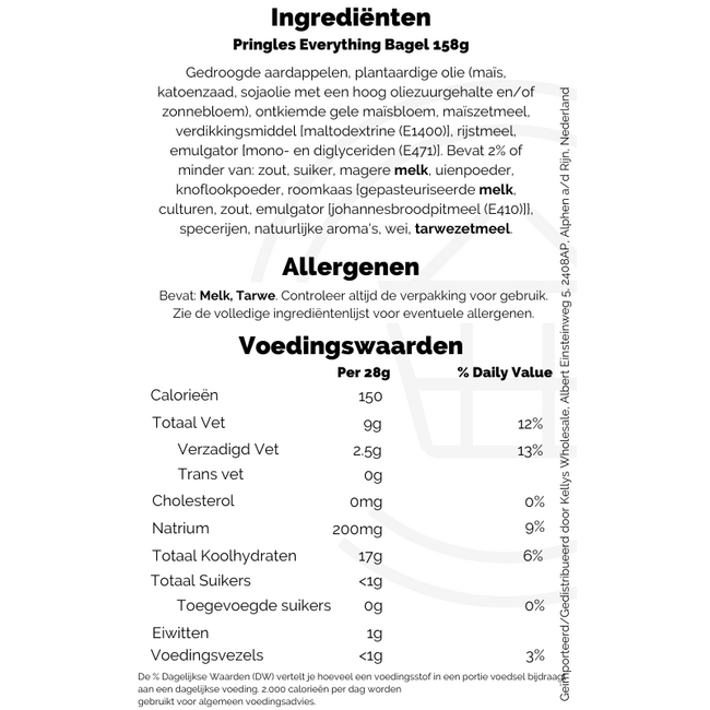Pringles Everything Bagel 158g