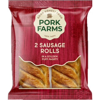 Pork Farms Pork Farms Sausage Rolls 2pk 160g