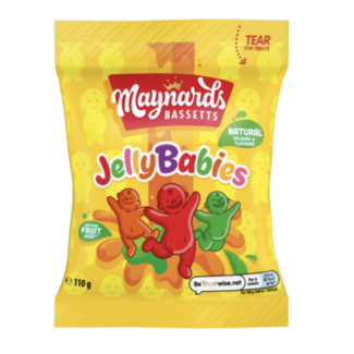 Maynard Bassetts Maynards Bassetts Jelly Babies Bag 110g