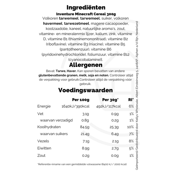 Inventure Minecraft Cereal 300g – Frühstückscerealien
