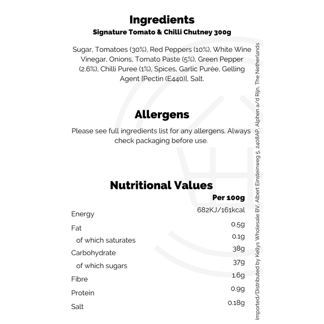Signature Tomato & Chilli Chutney 300g – Chutney
