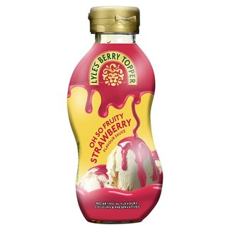 Tate & Lyle  Tate & Lyle Squeezy Strawberry Topping Syrup 325g
