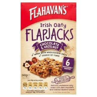 Flahavan’s Flahavan's Irish Oaty Flapjacks Chocolate & Hazelnut 240g