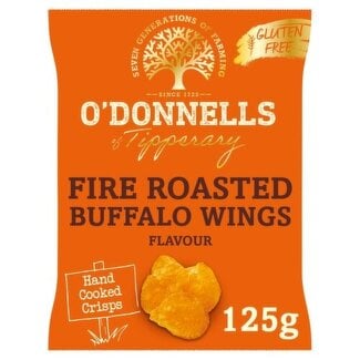 O'Donnells O'Donnells Fire Roasted Buffalo Wings Crisps 125g