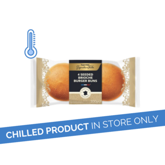 SuperValu SuperValu Signature Tastes Seed Brioche Burger 4pk 200g
