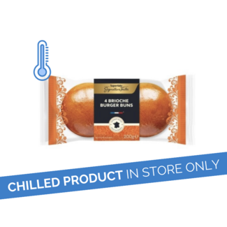 SuperValu SuperValu Signature Tastes  Plain Brioche Buns 4pk 200g